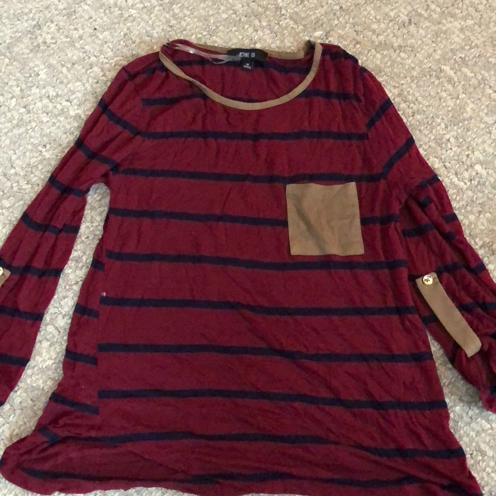 Red striped shirt